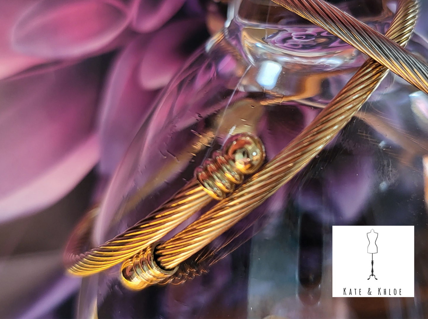 Sparkling Heart CZ Bangle Bracelet