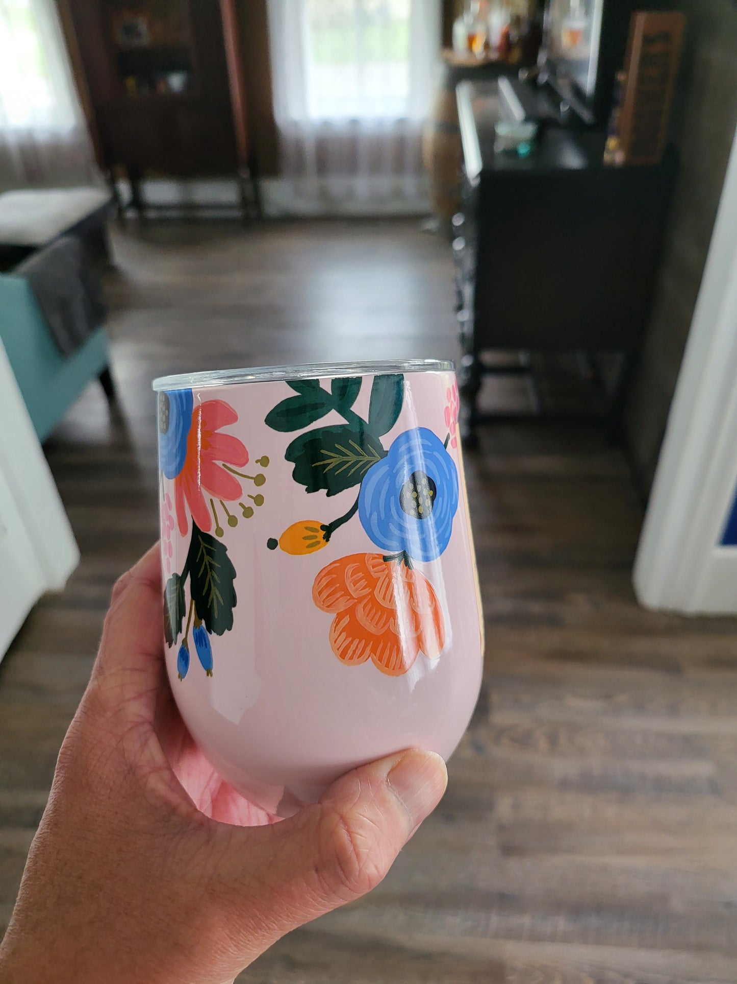 Livley Stemless in Blush - Corkcicle & Rifle Paper