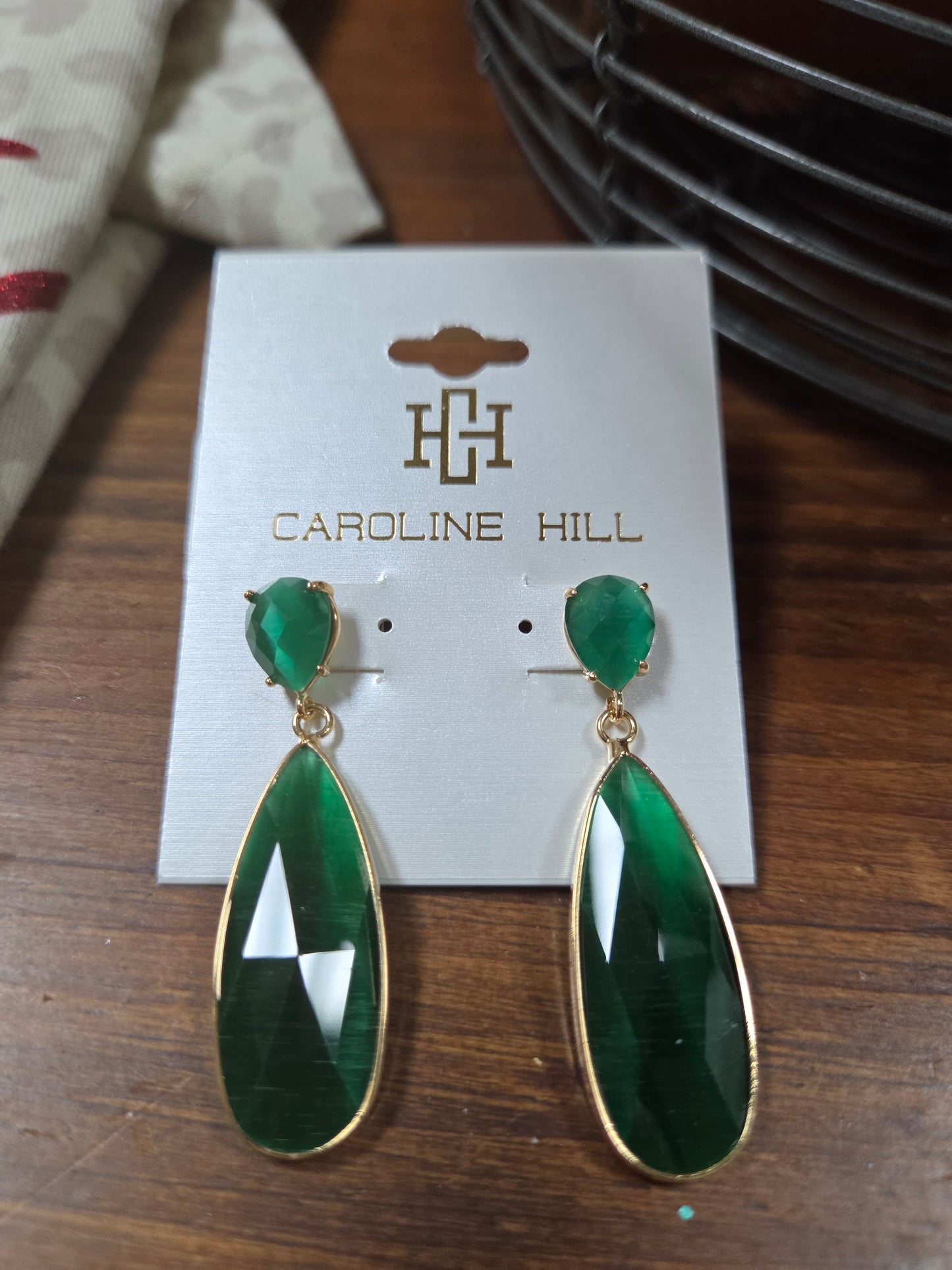 Jonsey Emerald Drop Earring