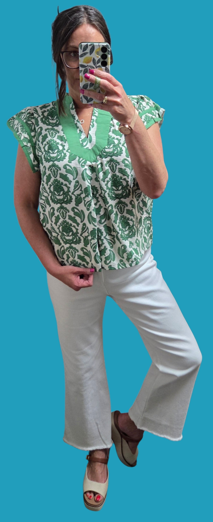 The Esther V-neckline Top