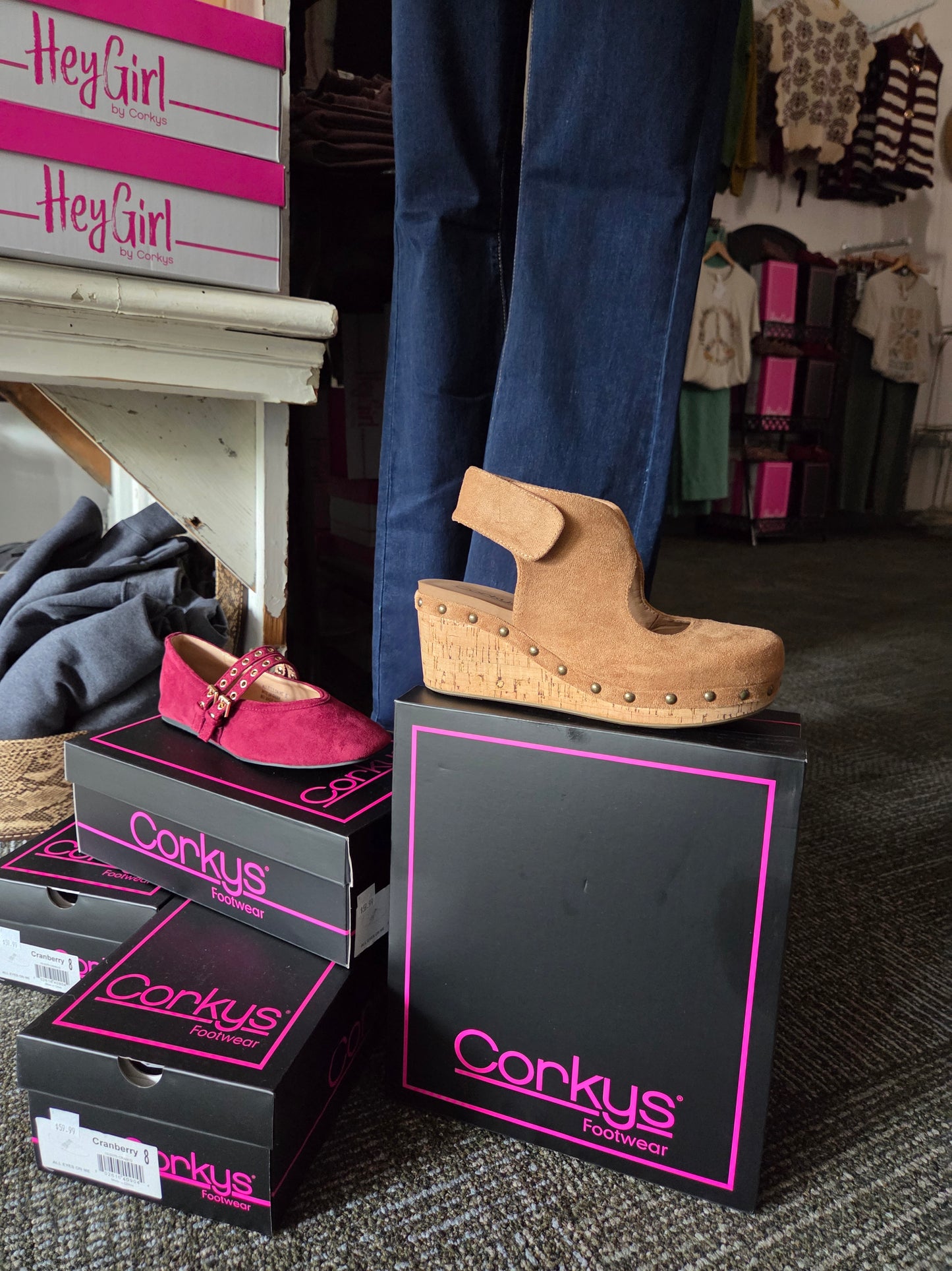 Corkys Footwear Oh It's You in Chestnut