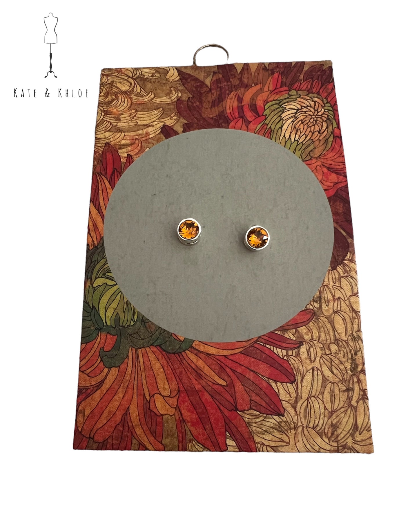 November Simply Birthstone Earrings by DEMDACO