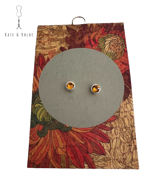November Simply Birthstone Earrings by  DEMDACO
