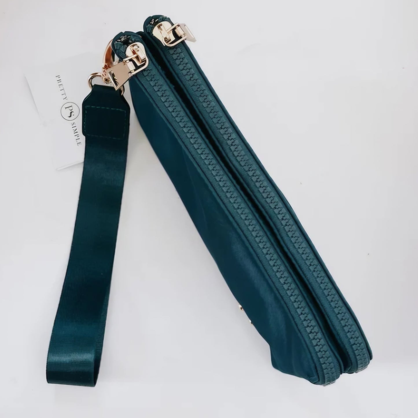 Cove Double Zip Nylon Wristlet Wallet