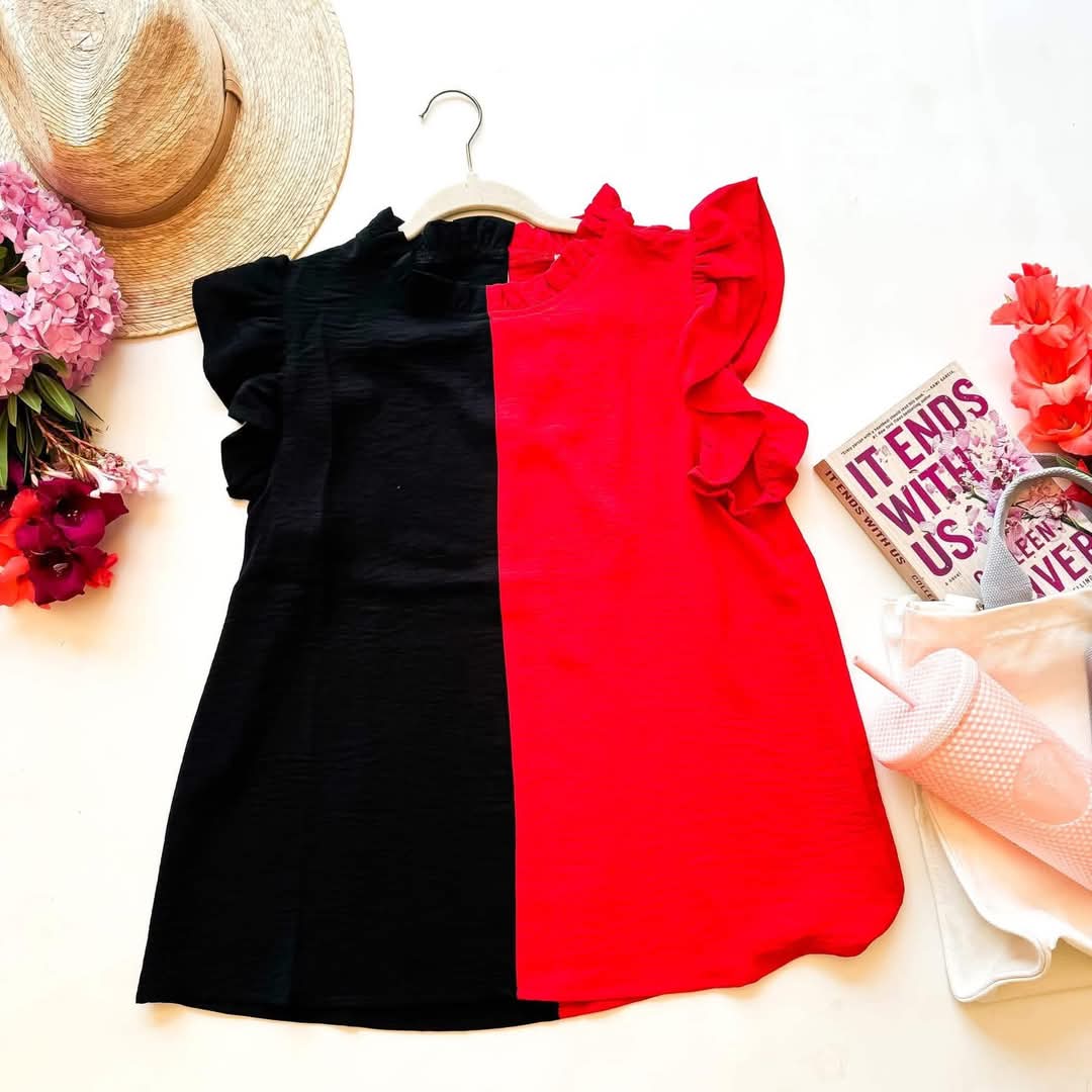 Kick Off Black and Red Blouse