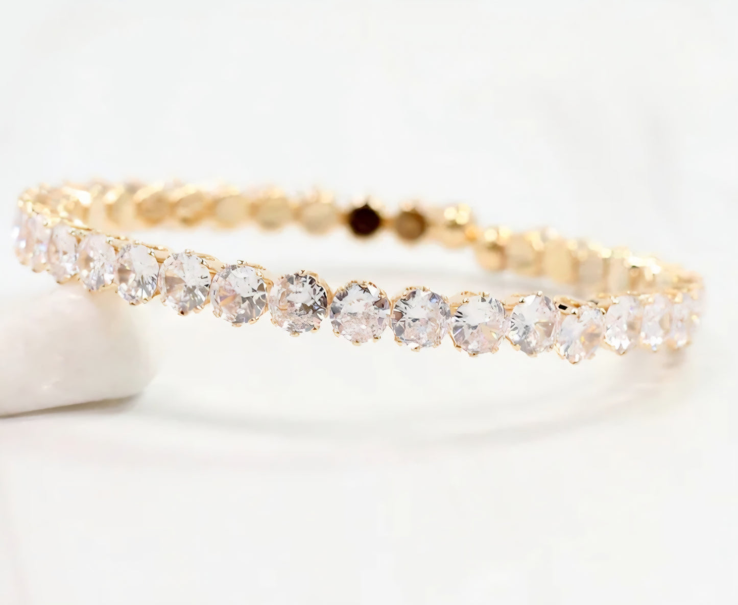 Hebron CZ Stretch Bracelet