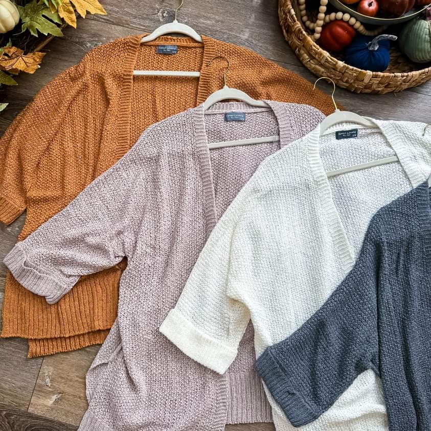 Cozy Up Open Front Knit Cardigan