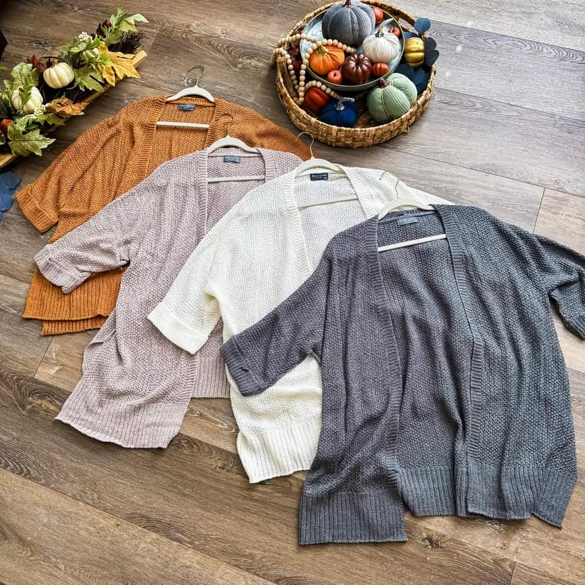 Cozy Up Open Front Knit Cardigan