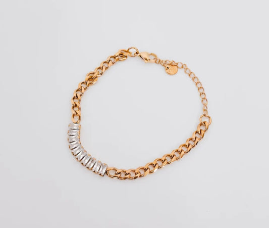 Desiree Diamond Chain Bracelet - WATERPROOF