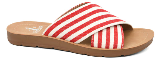 Corkys Dig it Red Sandal