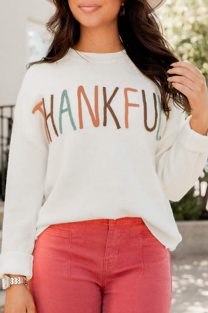 Thankful Sweater ~Cashmere Feel