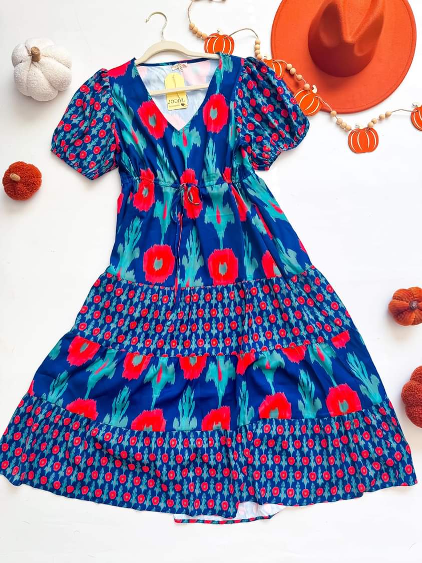 Fall's Last Poppy Dress
