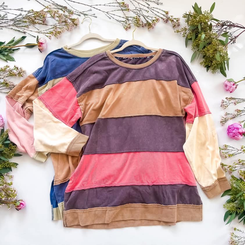 Striped to Perfection Pullover Top