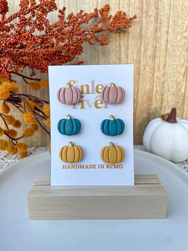 Autum Delight ~ Pumpkin Earring Set