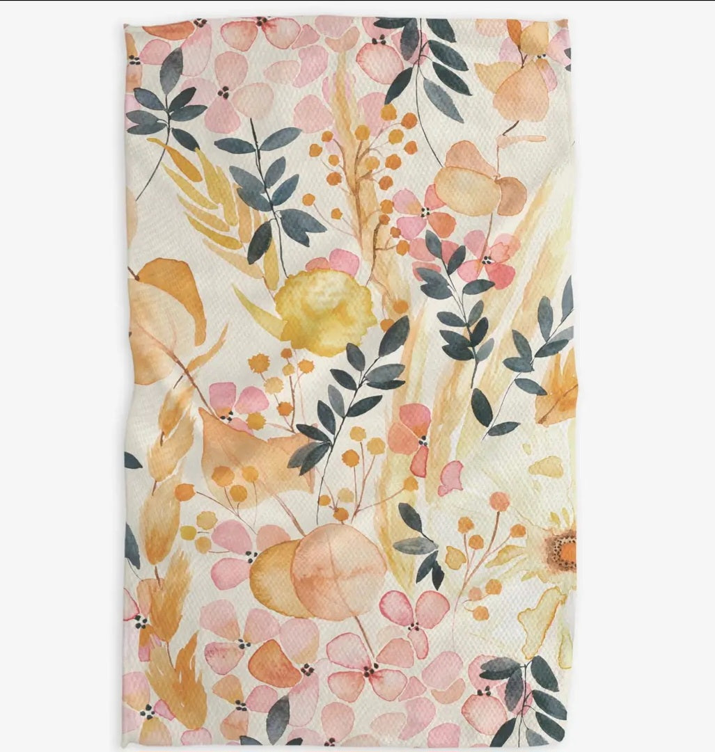 Geometry Sleepy Fields Tea Towel