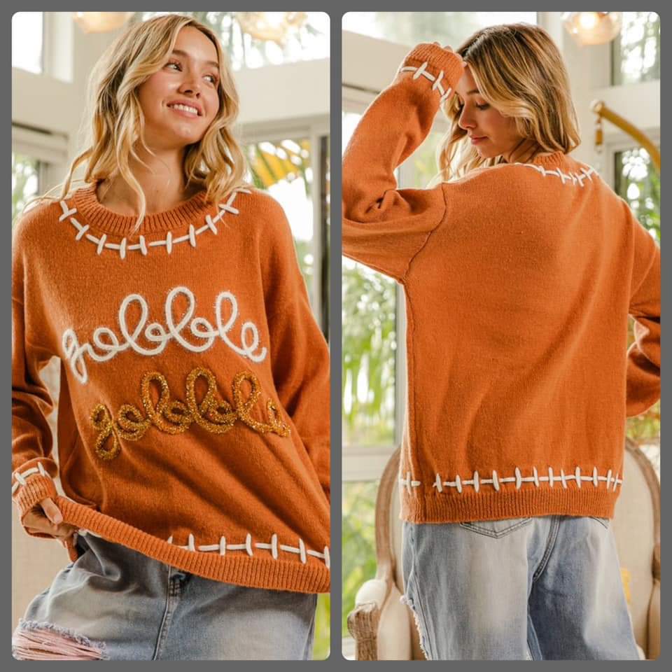 Gobble up The Good Vibes Sweater