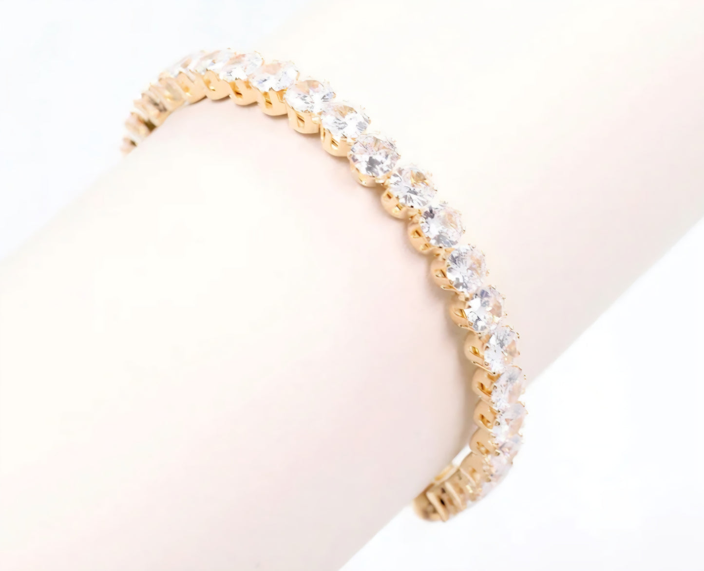 Hebron CZ Stretch Bracelet