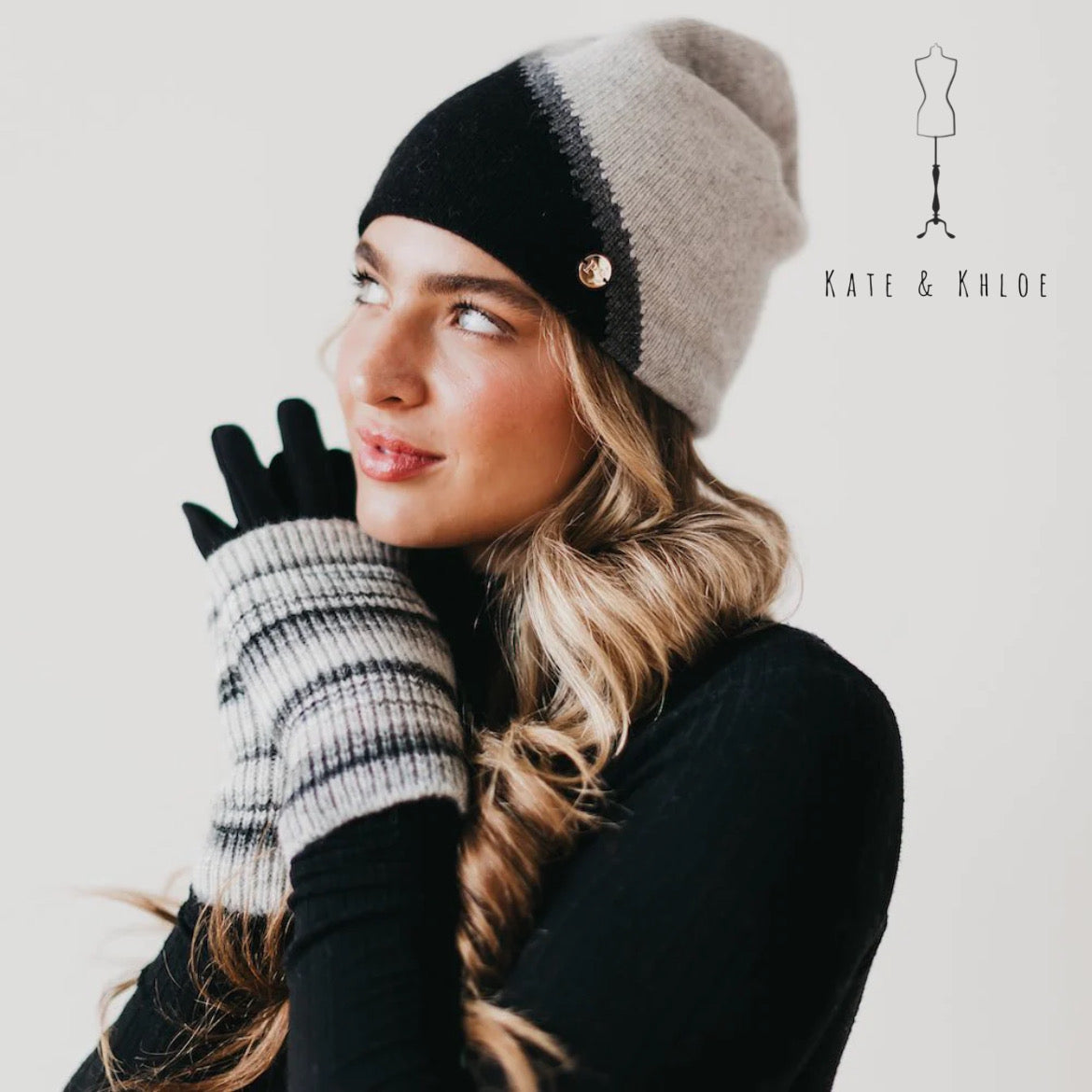 3 in 1 Glove Set Multi Color Gray