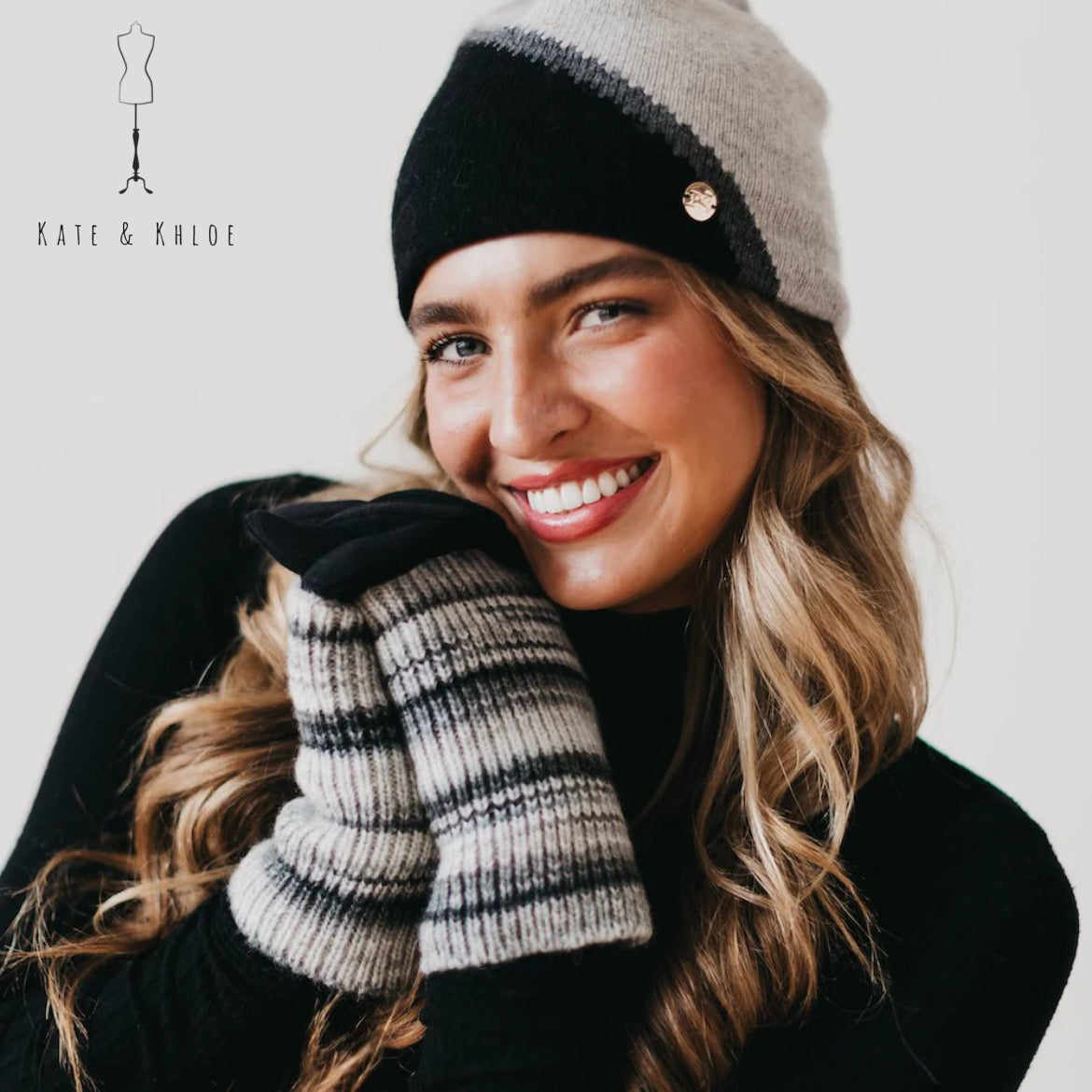 3 in 1 Glove Set Multi Color Gray
