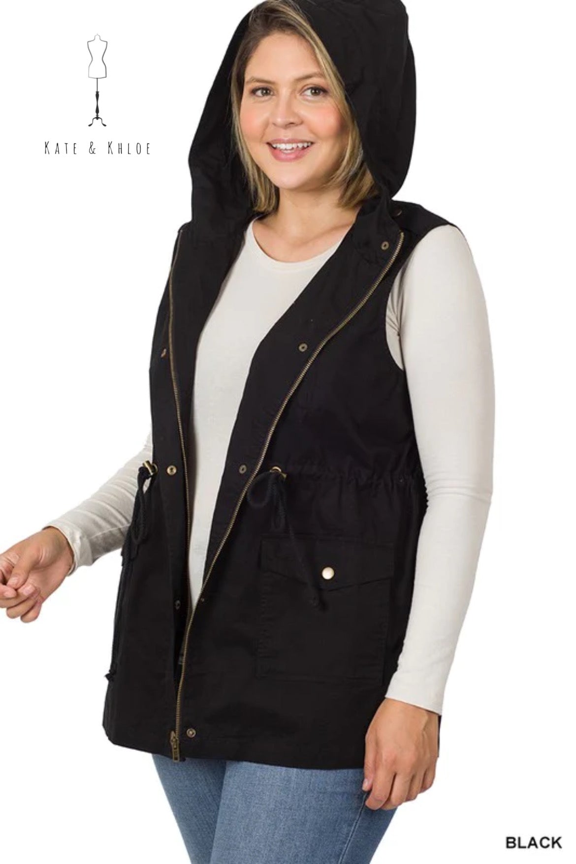 Utility Vest Jacket (black)