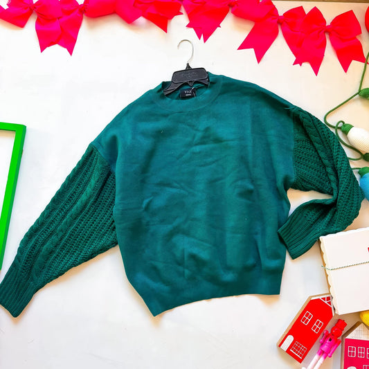 Feel the Joy Knit Sleeve Sweater