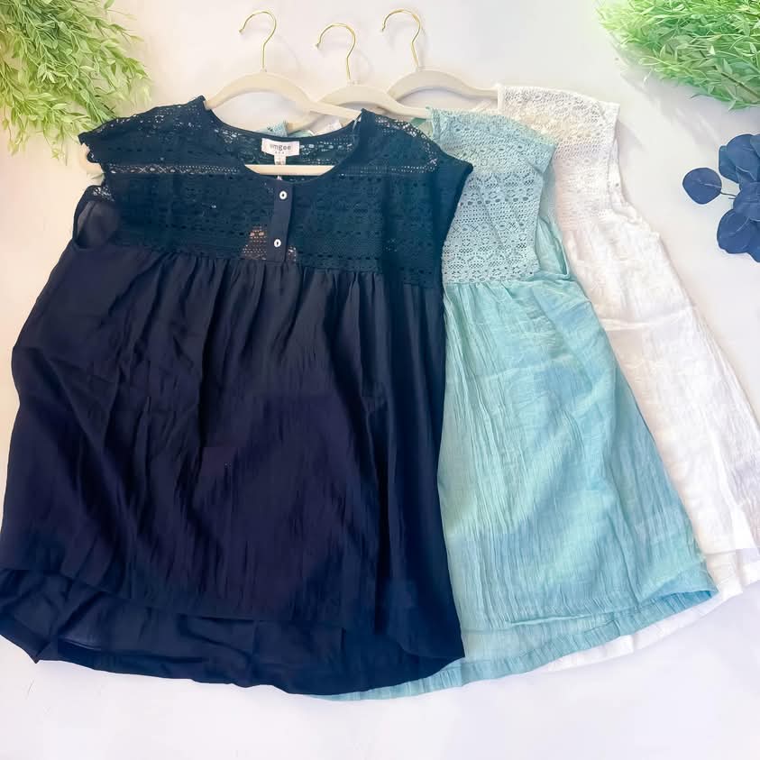 Lace Top Blouse