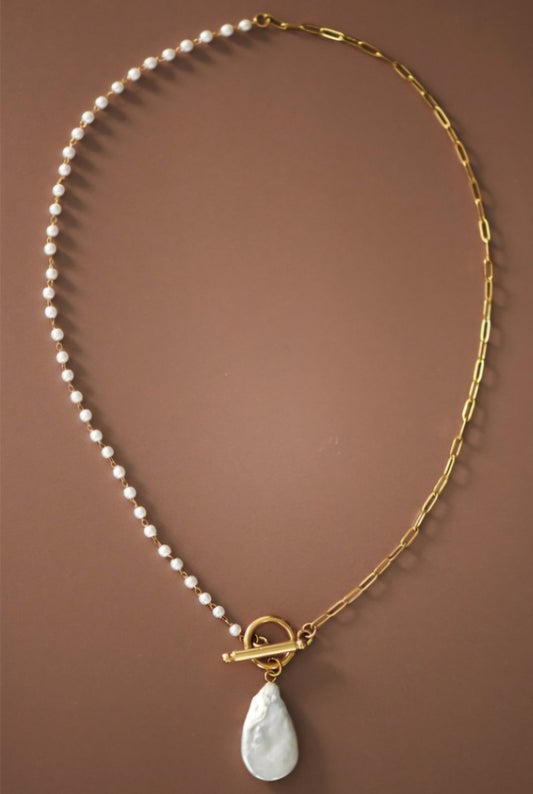 Pearl Perfection Necklace ~Waterproof