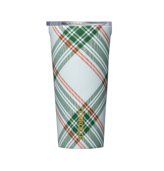 Corkcicle Peppermint Plaid Tumber 16oz