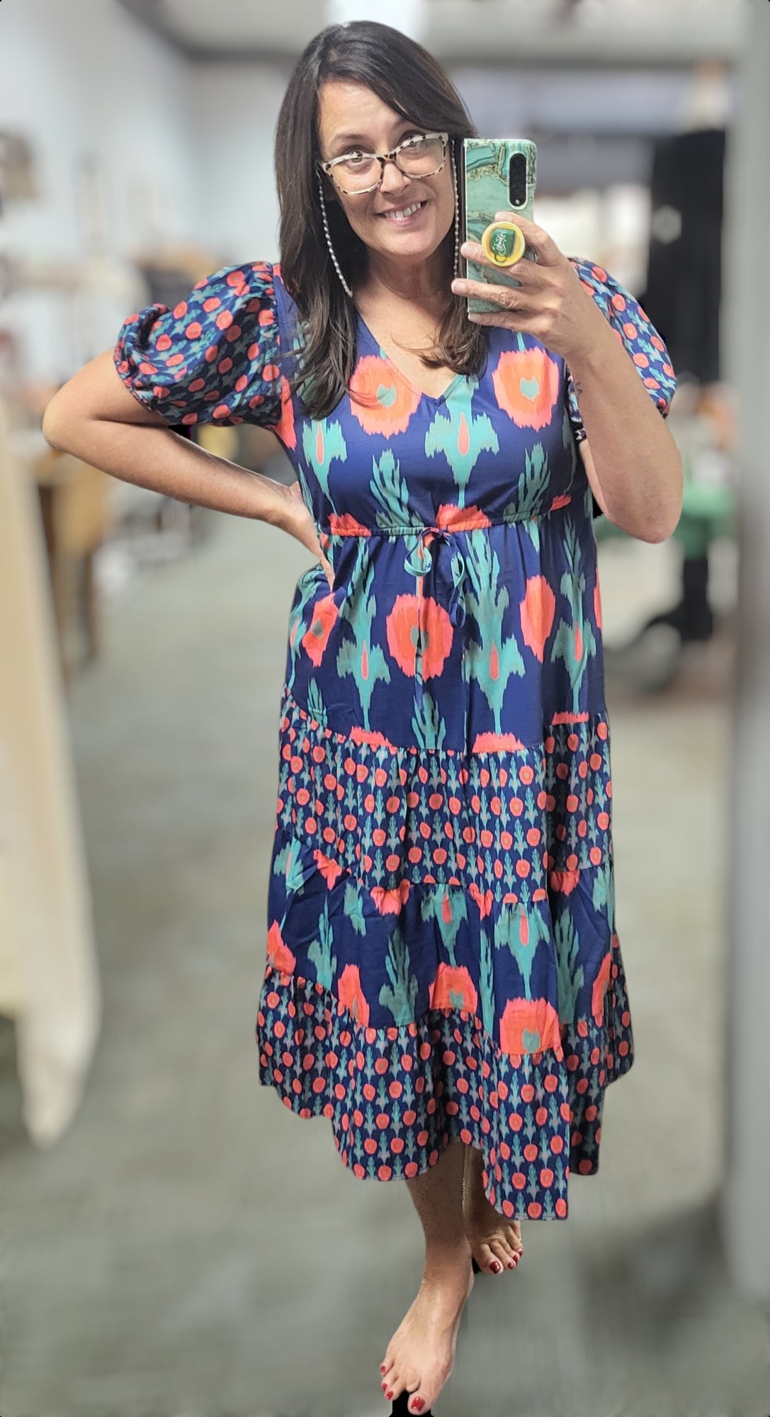 Fall's Last Poppy Dress