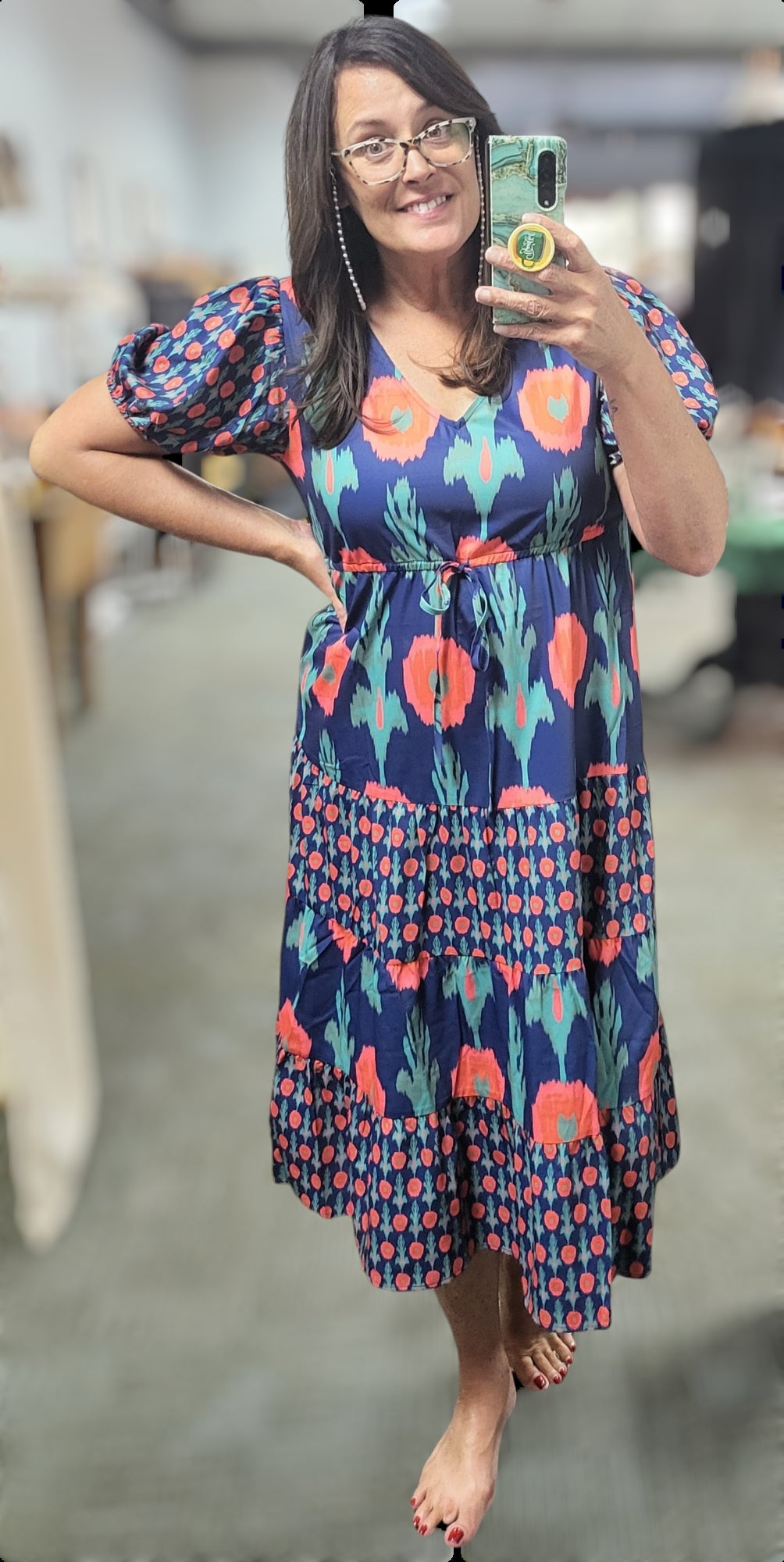Fall's Last Poppy Dress