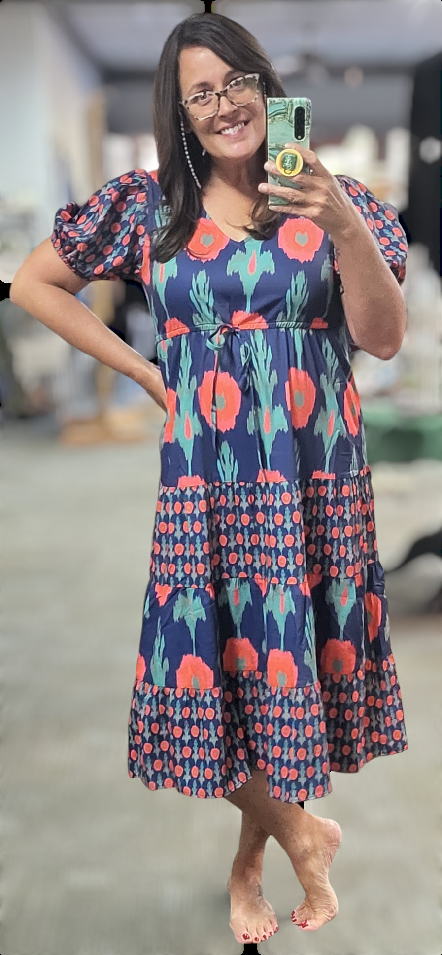 Fall's Last Poppy Dress