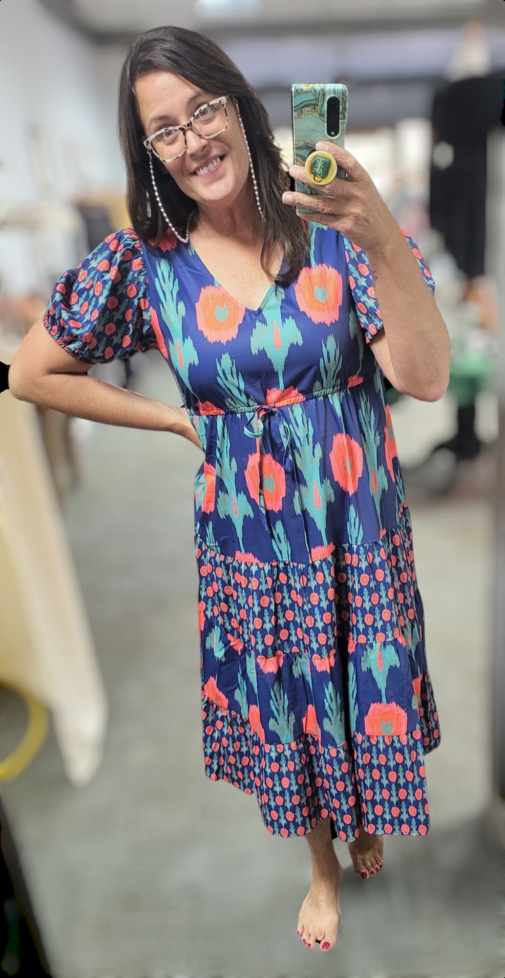 Fall's Last Poppy Dress