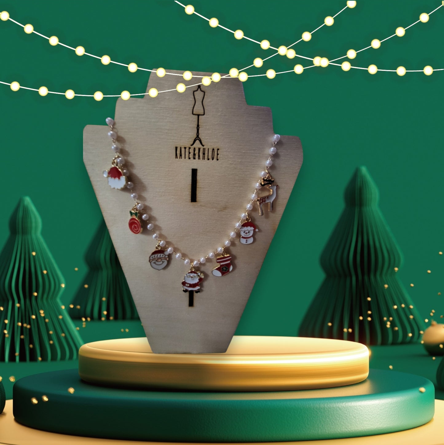 Charm Your Way Pearls & Charm Necklace