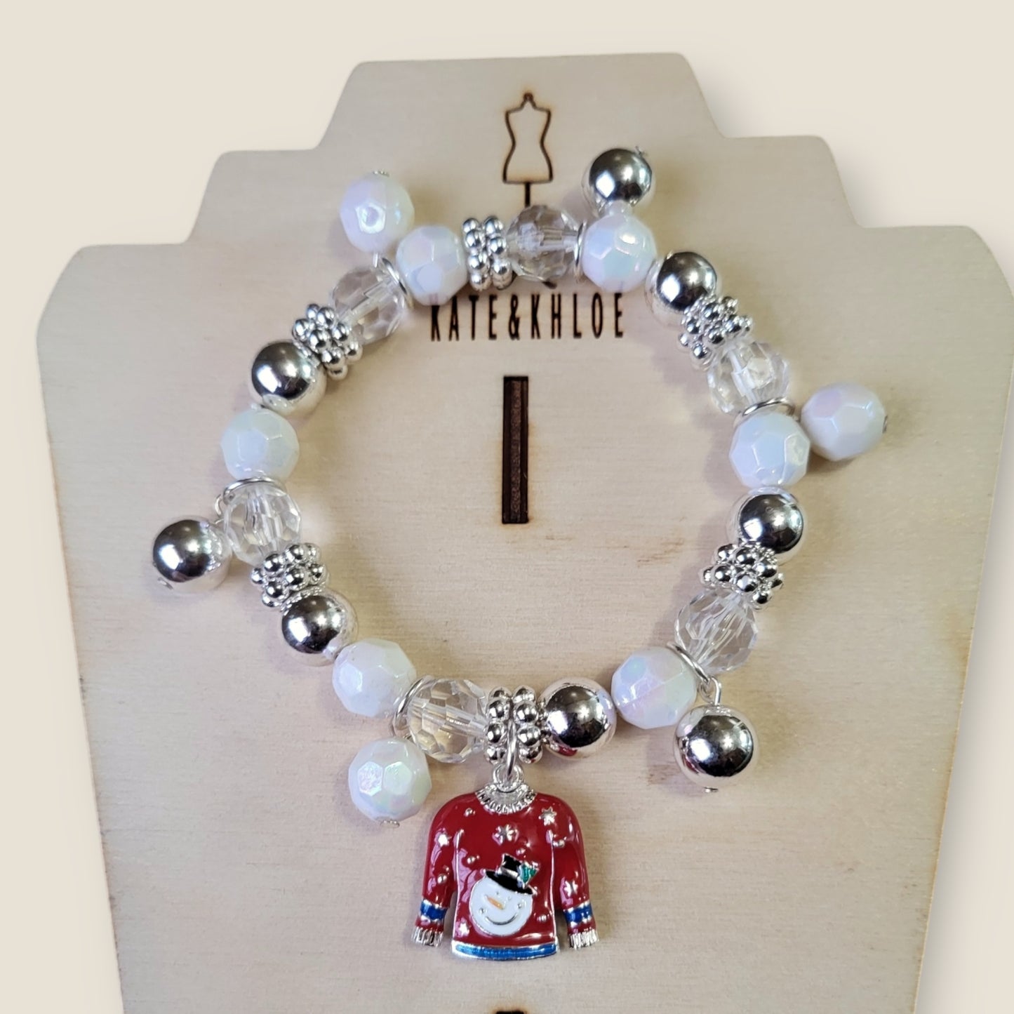 Christmas Sweater Charm Bracelet