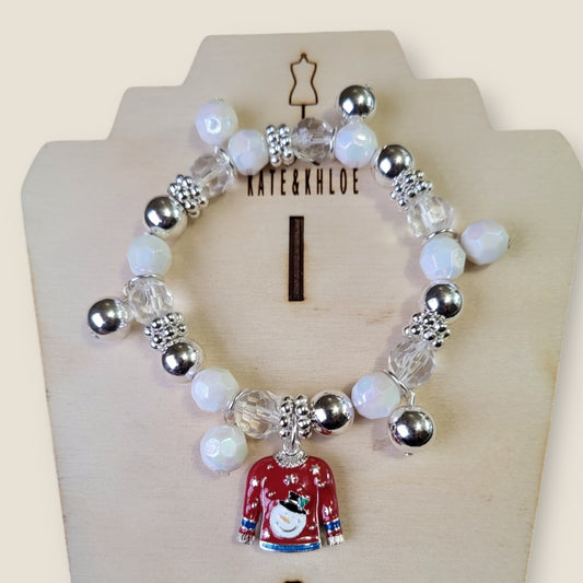 Christmas Sweater Charm Bracelet