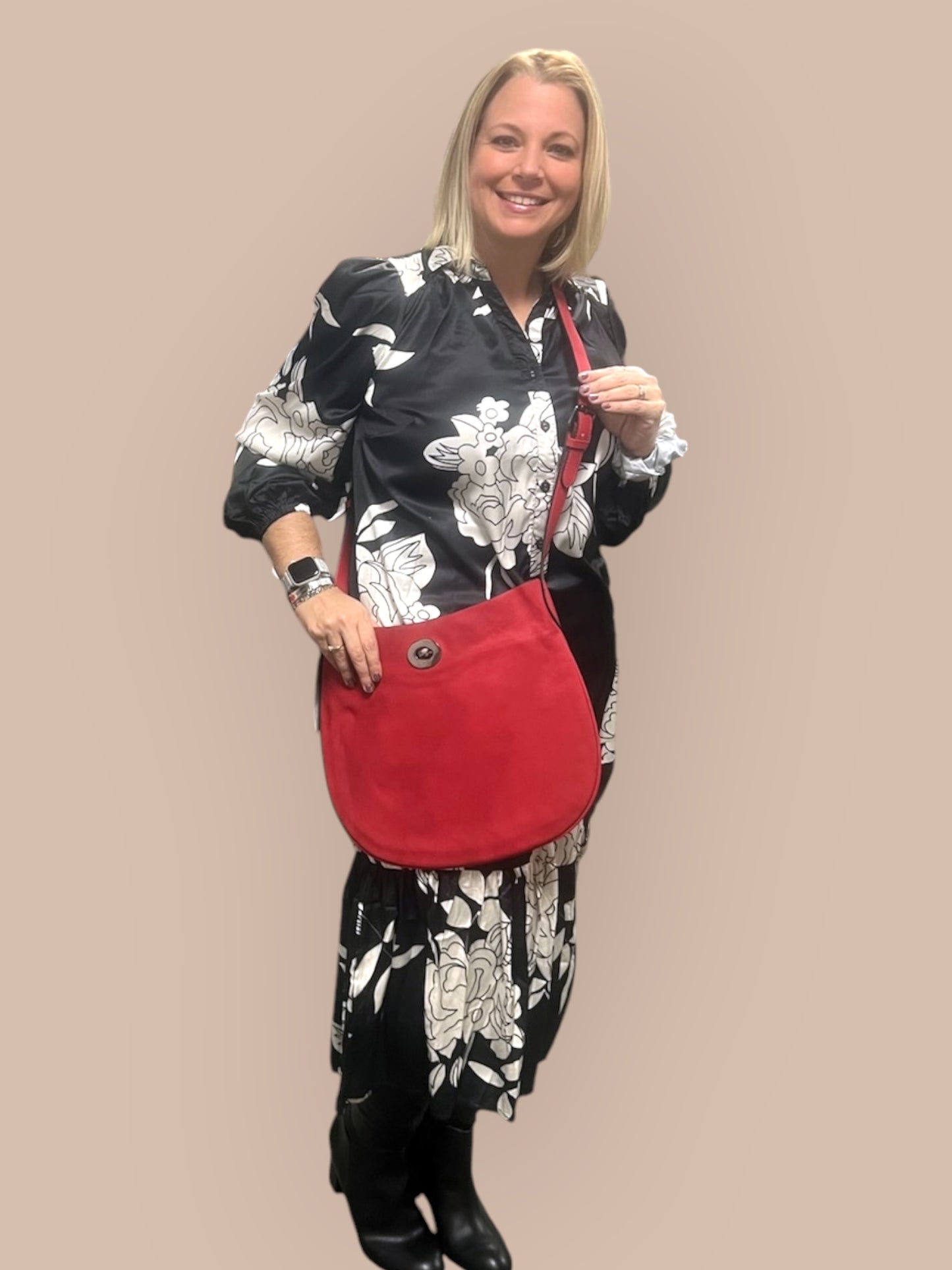 Red Crossbody Bag