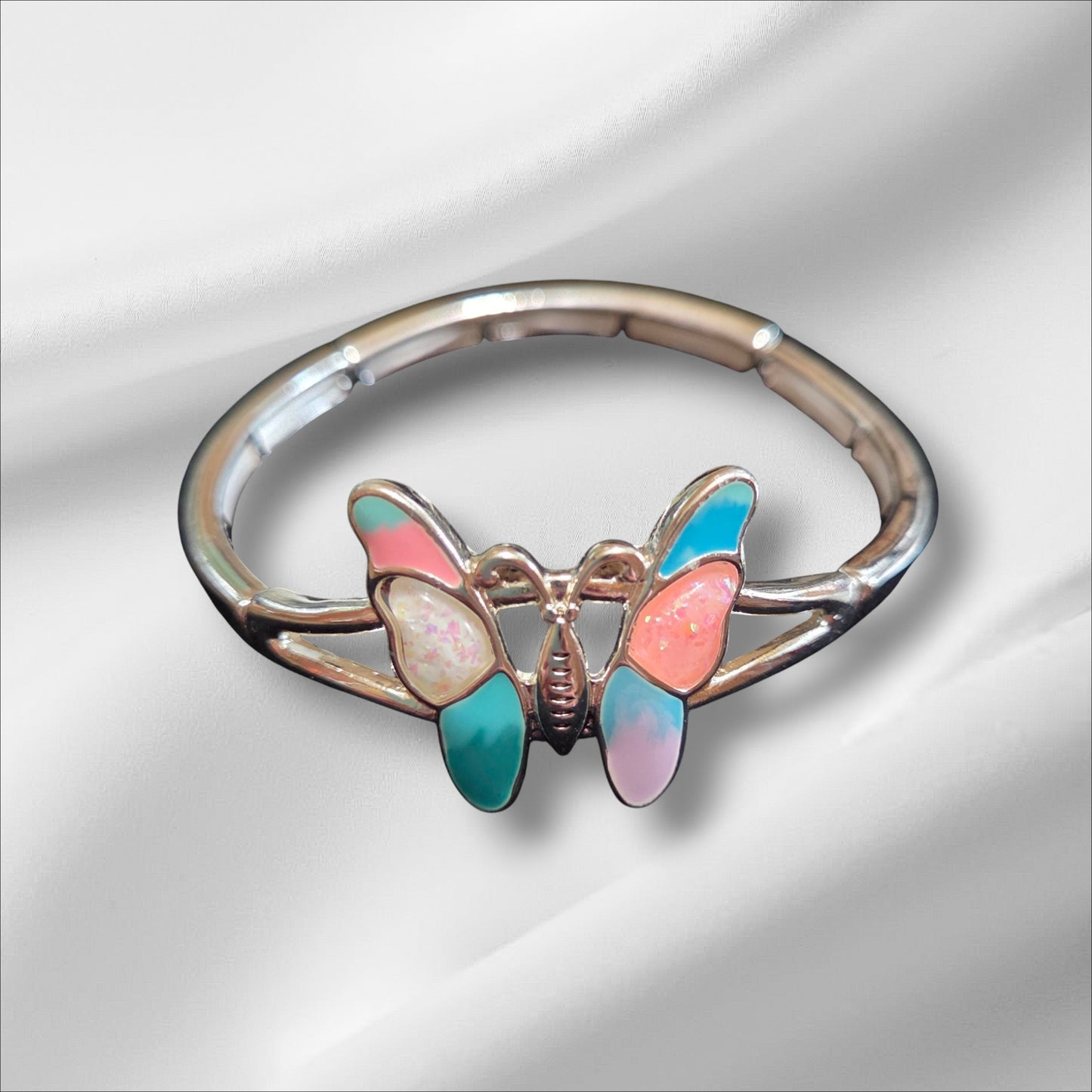 Take Flight Butterfly Beach Glass Bracelet