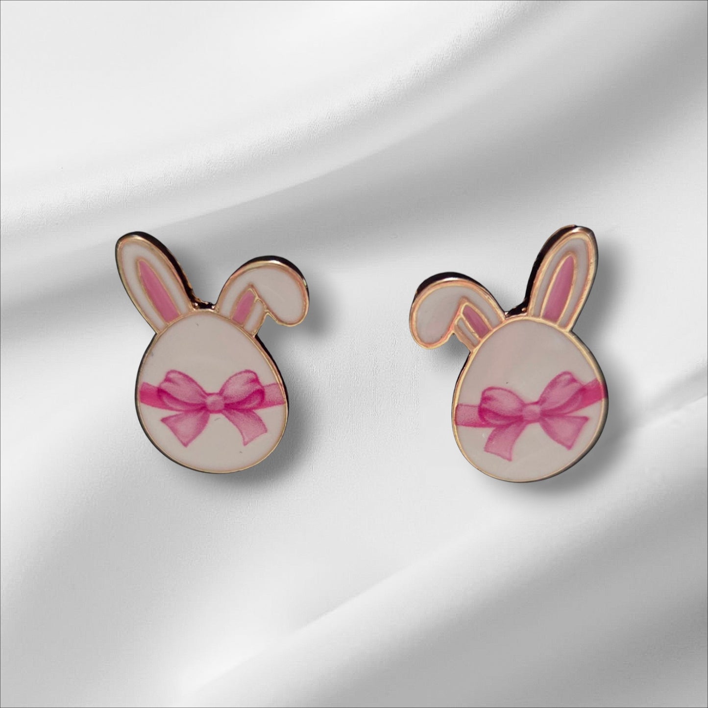 Bunny Bow Stud Earrings