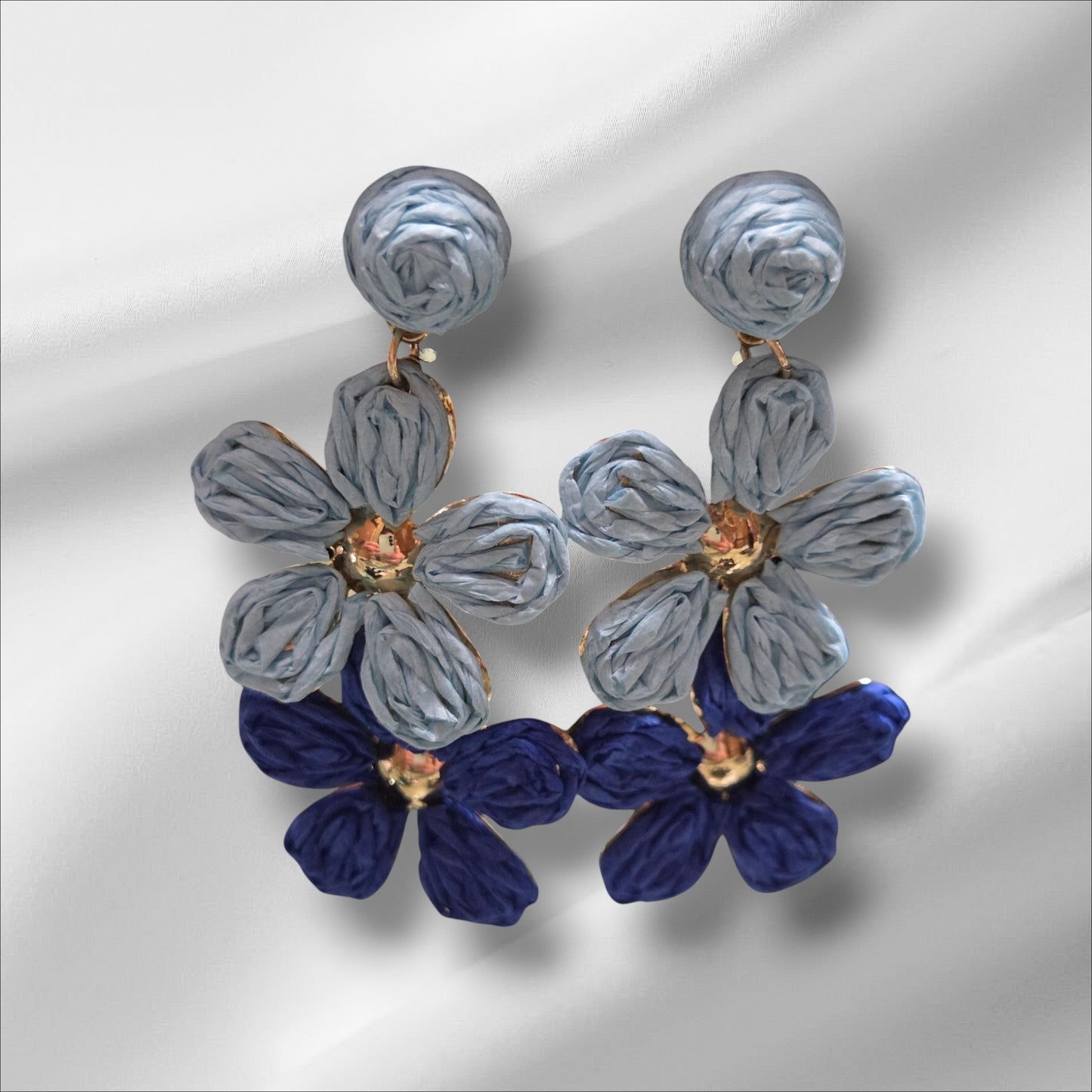Garden Party Earrings Blue
