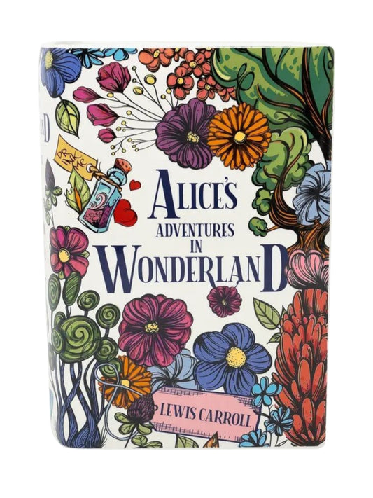 Alice in Wonderland ~ Floral Nonsense Book Vase