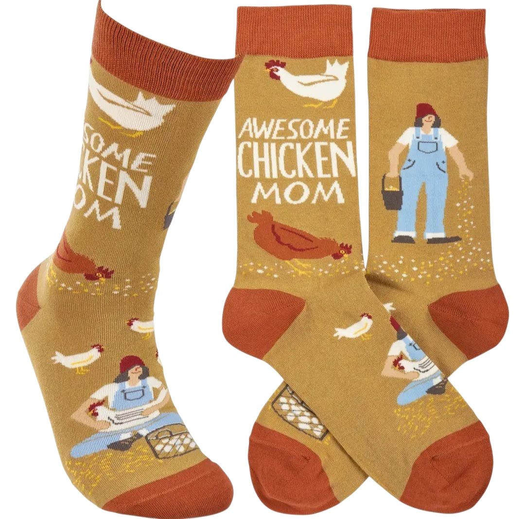 Chicken Mom Socks