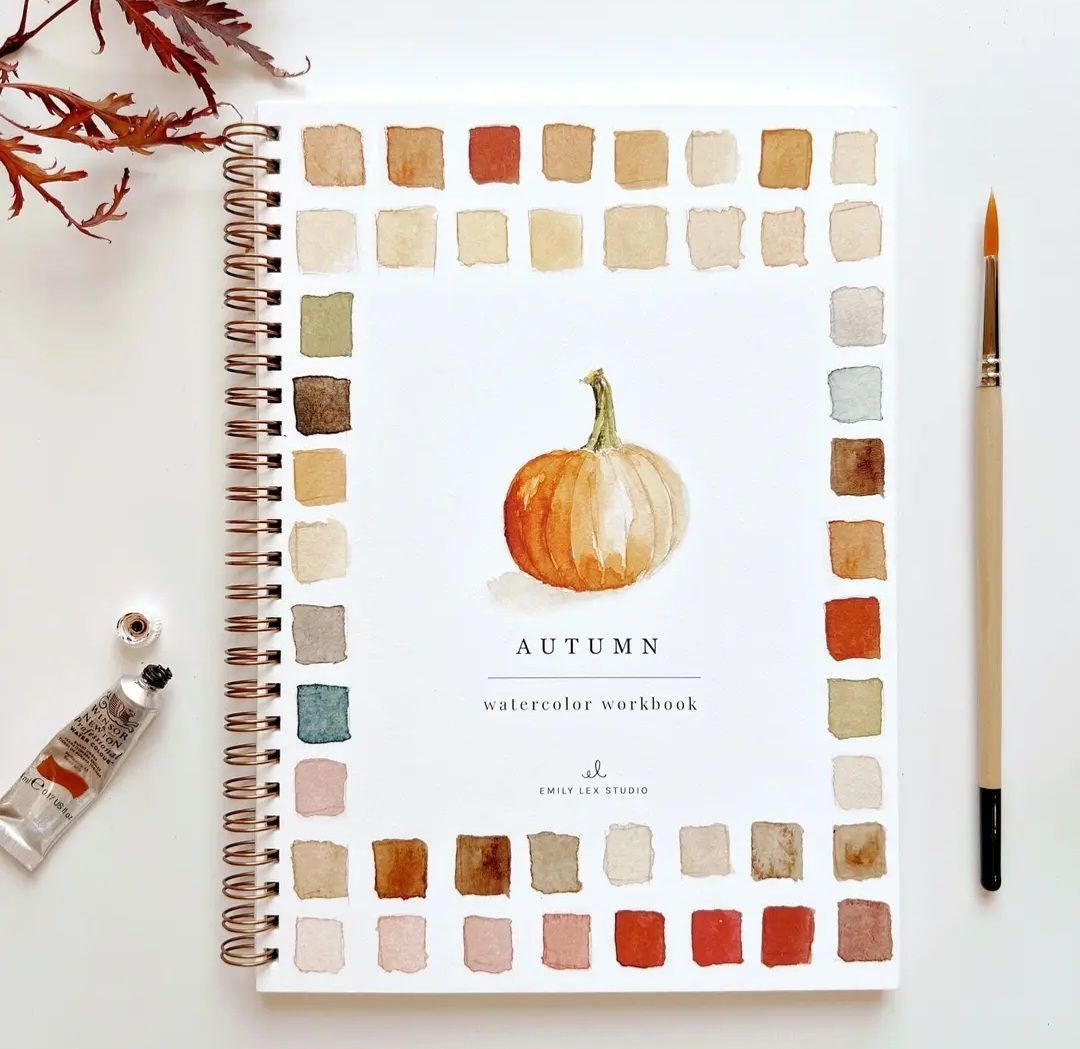 Autumn Watercolor Workbook