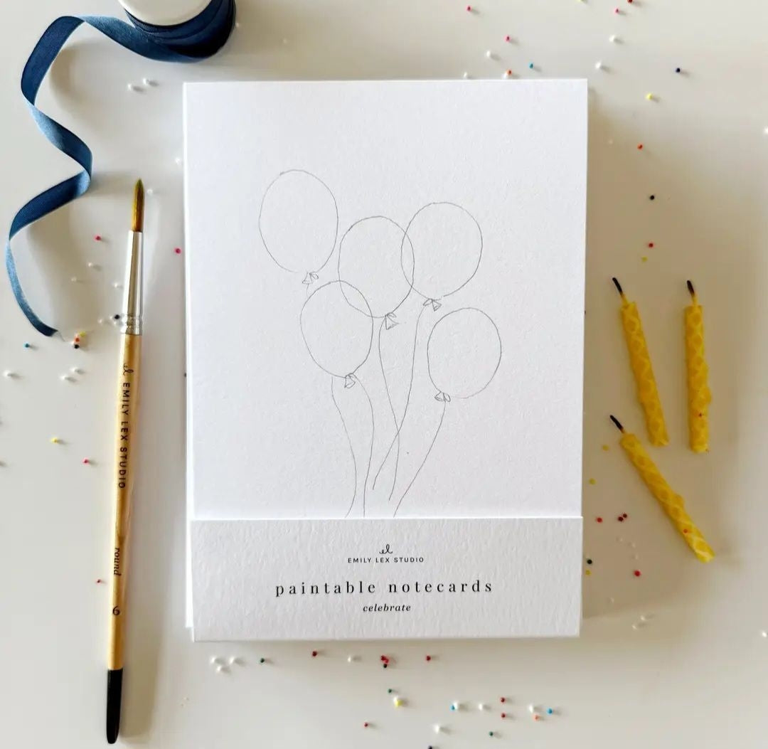 Celebrations Watercolor Notecard
