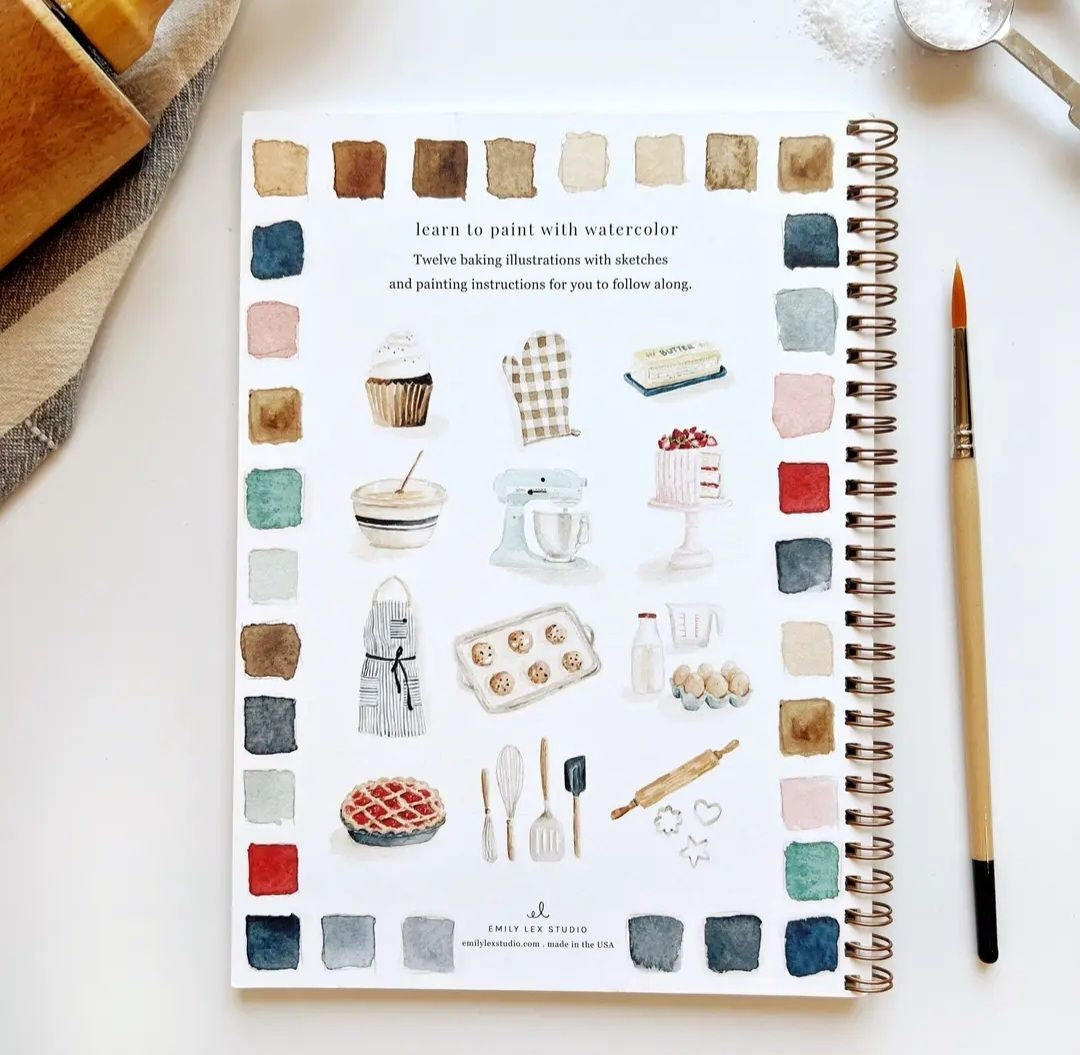 Baking Watercolor Workbook