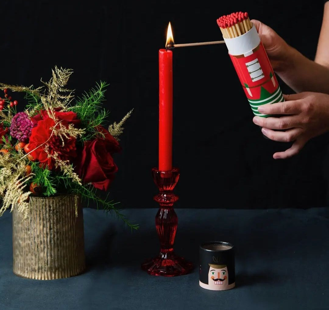 Glass Candle Holders