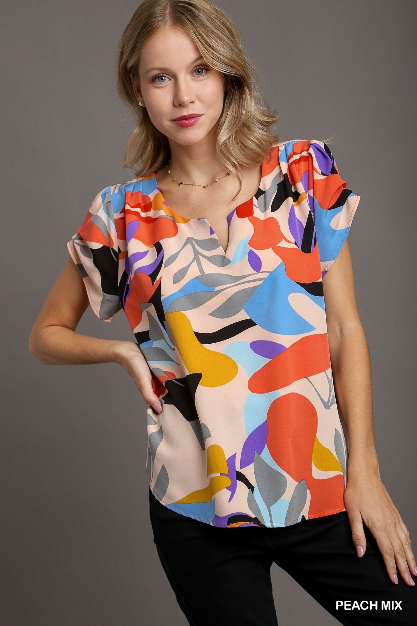Abstract Print Top