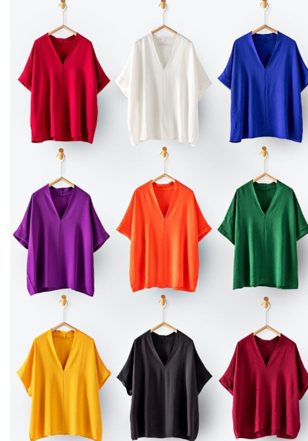 Everyday Gameday Oversized Top ~ Purple