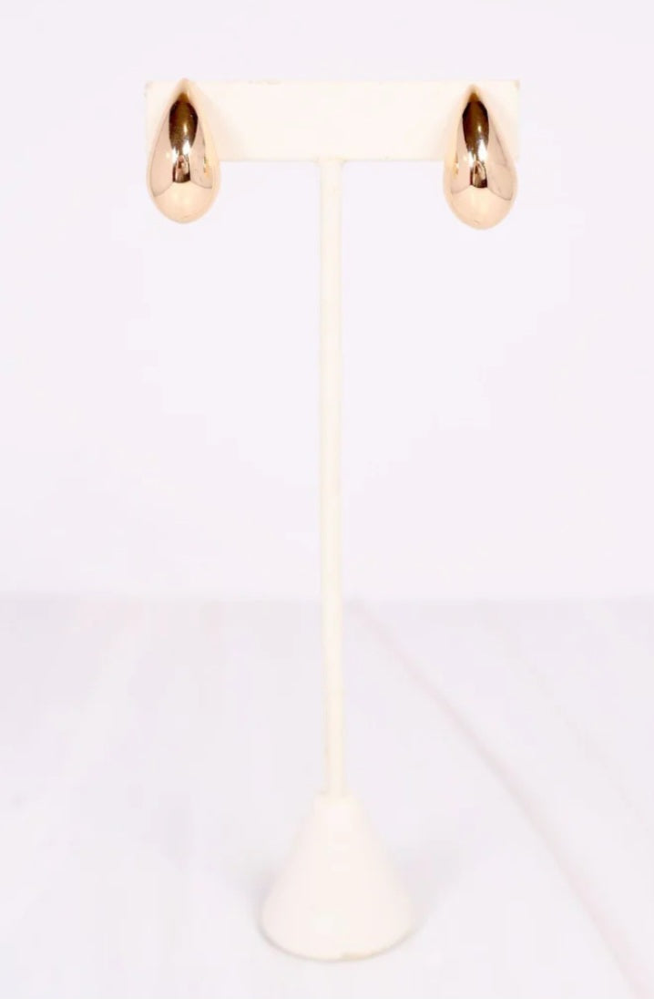 Landry Drop Earring Studs in Gold