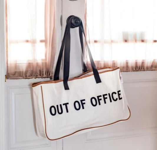 Out of Office Canvas Tote Bag