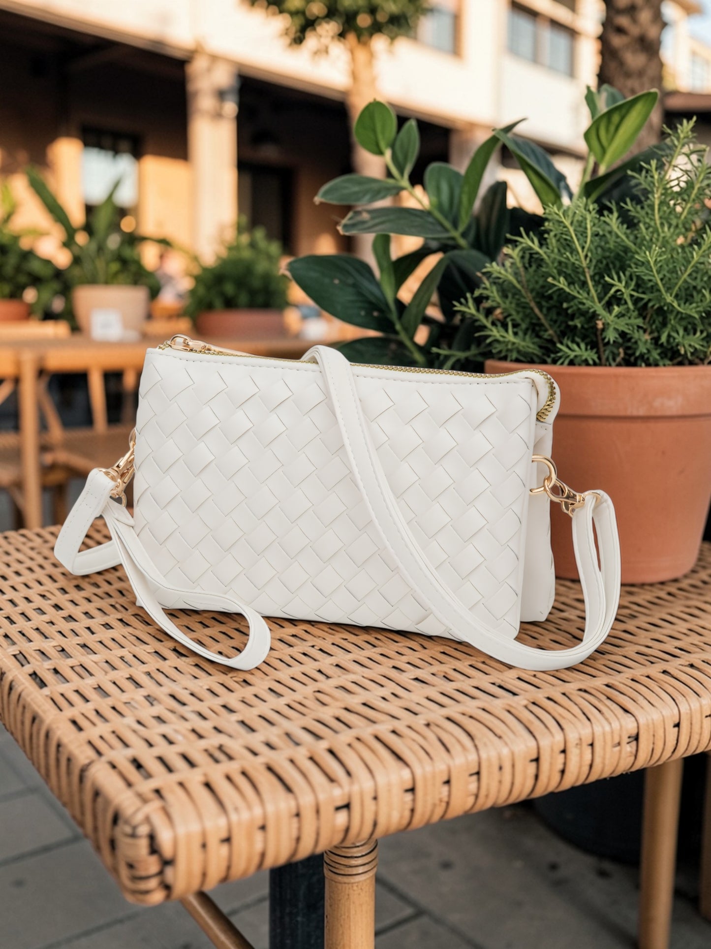 The Shai Vegan Leather Crossbody Bag in Multiple Colors